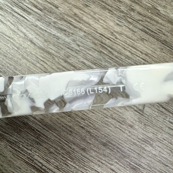 Coach HC8166 Sunglasses FRAMES ONLY White Crystal Mosaic Gradient 58-18-135 main image 5